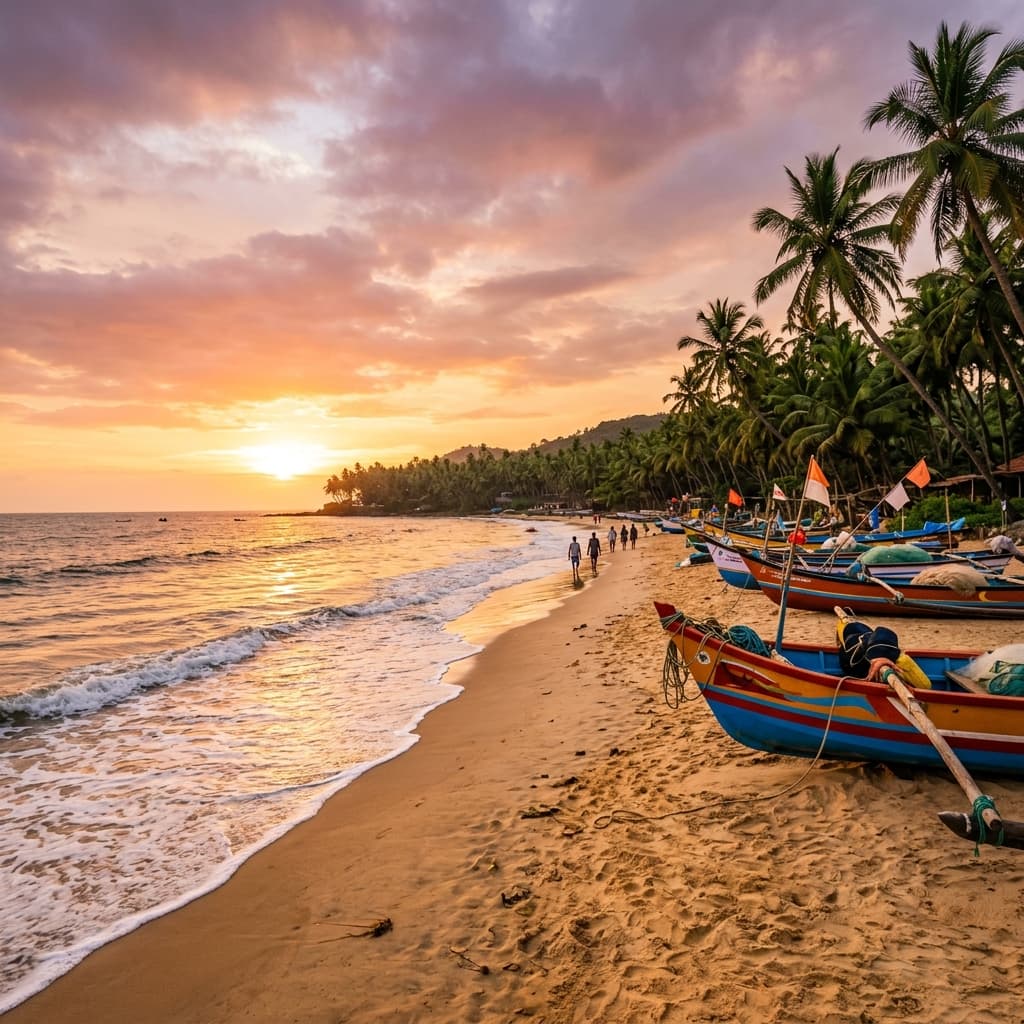Goa beach for a custom coastal holiday