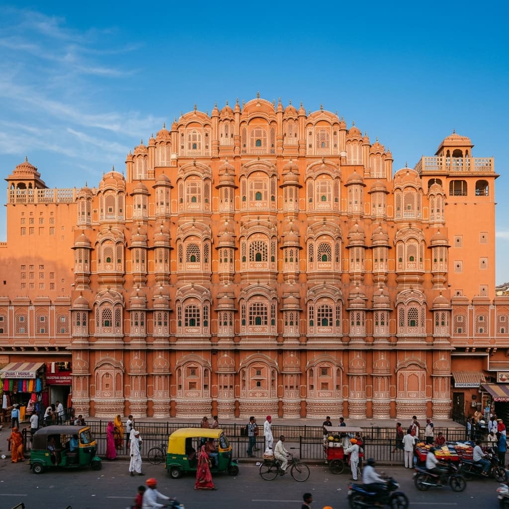 Cultural stop on an India group journey